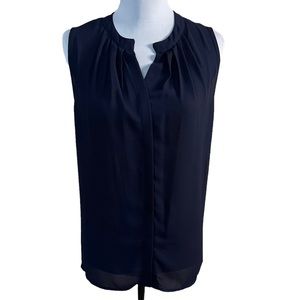 COLLECTIVE CONCEPTS Sleeveless Navy Blue Summer Blouse from Stitch Fix Size XL